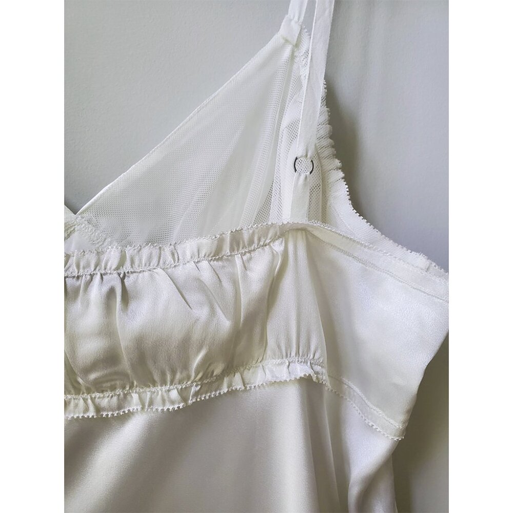 Vera Wang Ivory Satin Chemise - Picture 4 of 6